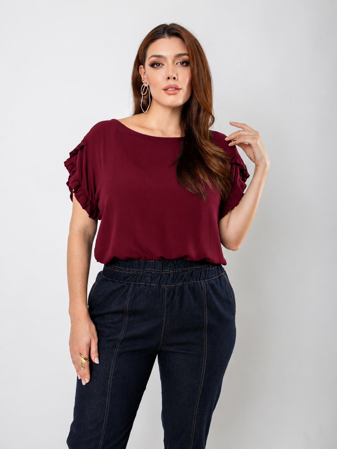 Blusa Jade Vinho