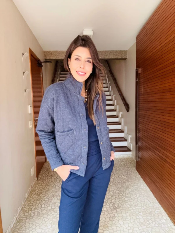 Jaqueta Jeans Matelassê - Imagem 5