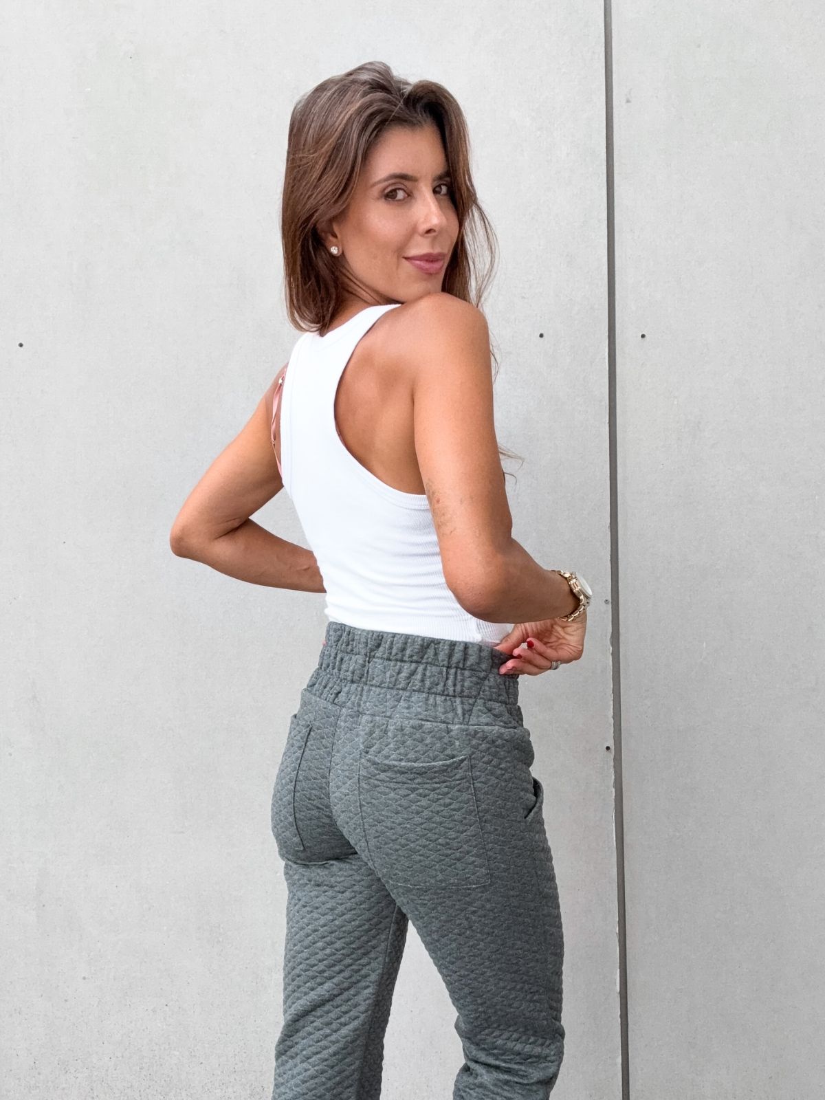 Calça Matelassê Mescla