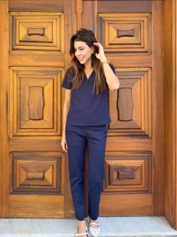 Blusa Linho Azul - Imagem 4