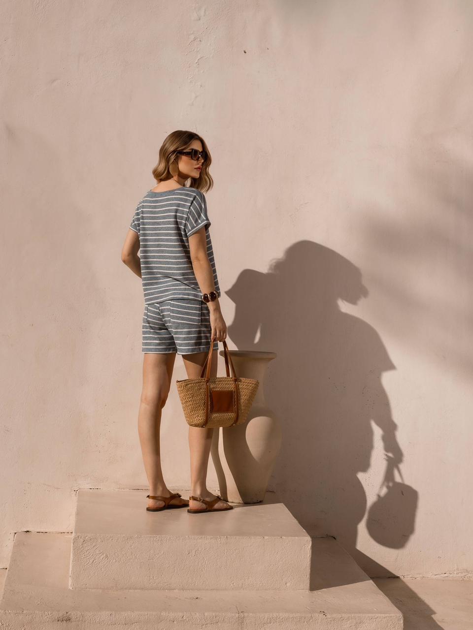 Short Antibes Azul