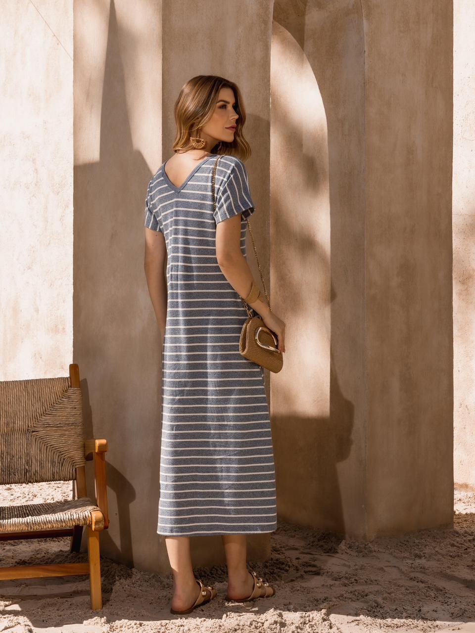 Vestido Antibes Azul