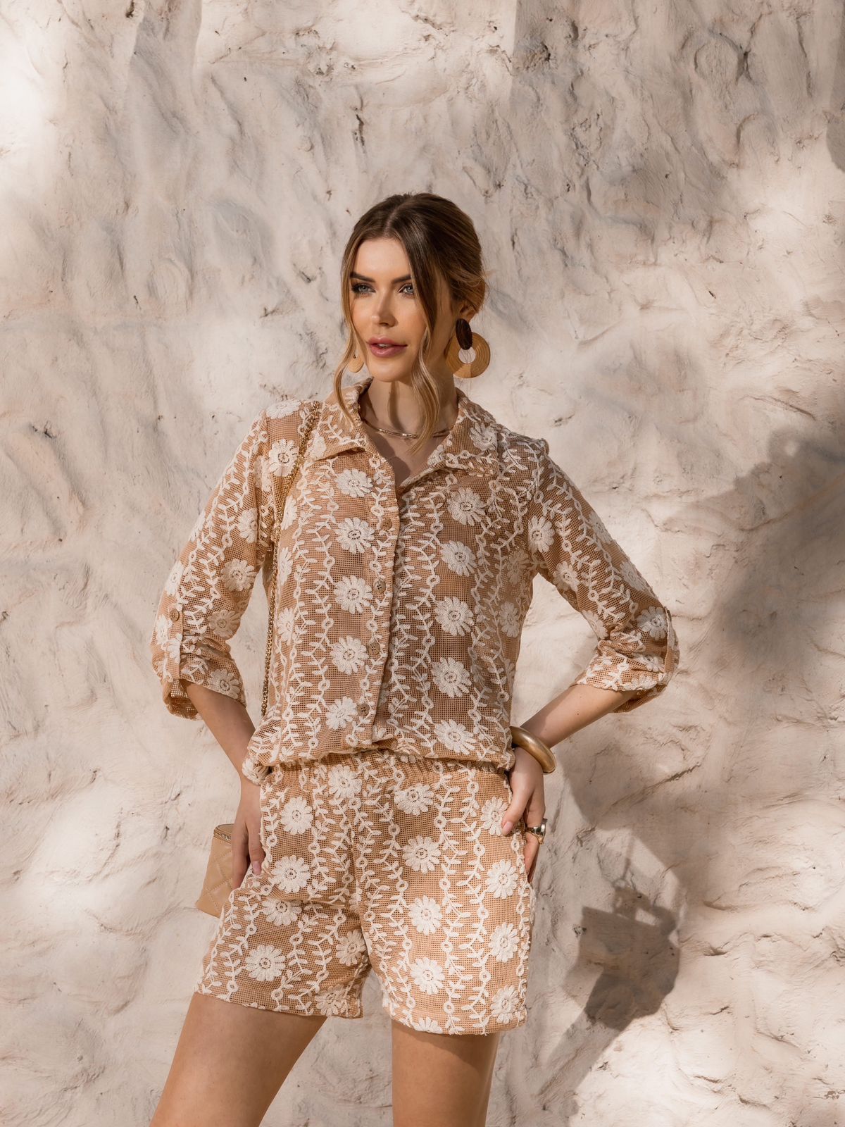 Camisa Cannes Nude