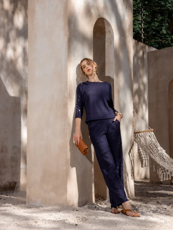 Calça Tricot LouLou Azul - Imagem 3
