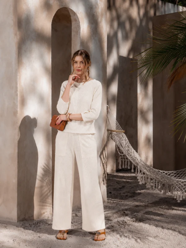 Blusa Tricot LouLou Areia - Imagem 2