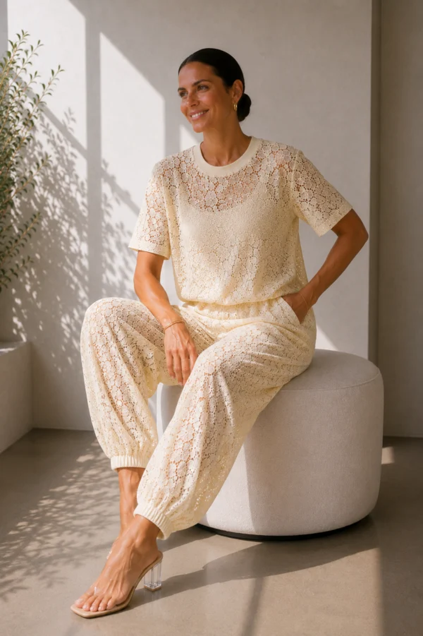 Conjunto Renda Champagne - Imagem 1