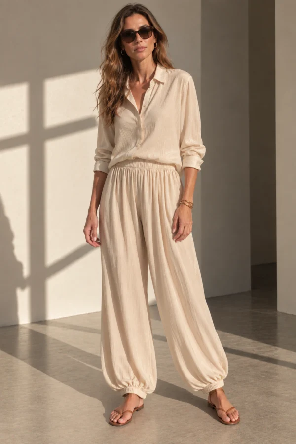 Calça Seda Natural - Imagem 1