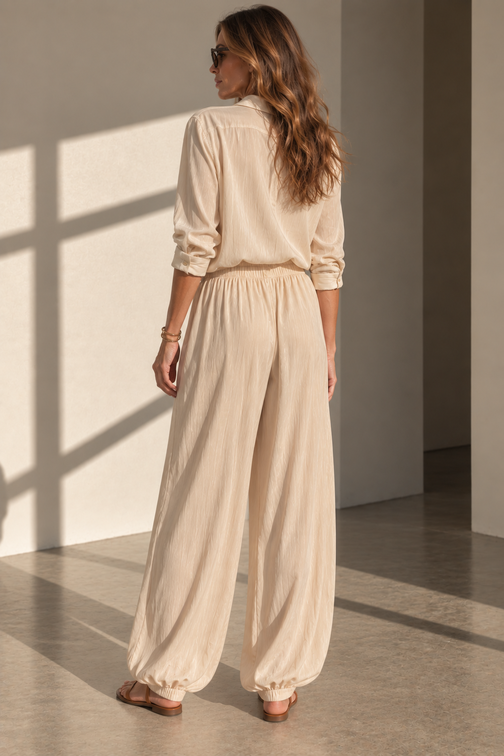 Calça Seda Natural