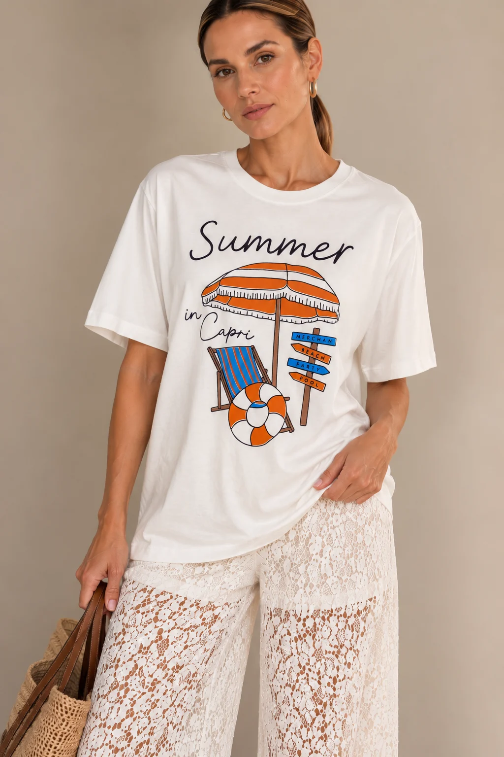 Camiseta Algodão Capri