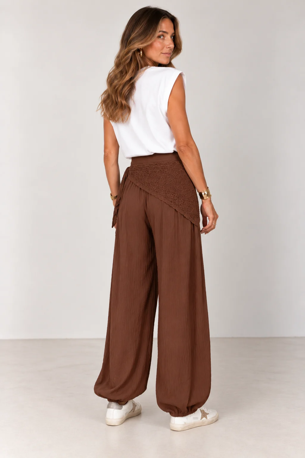 Calça Lenço Marrom