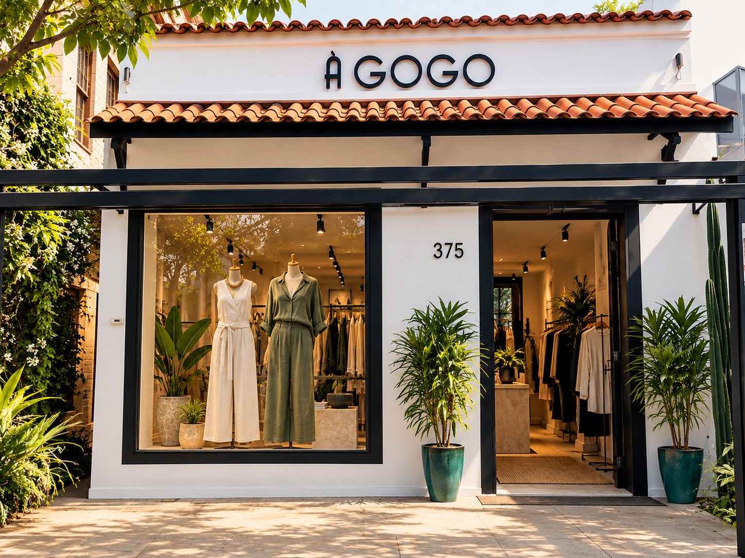 Fachada da loja À Gogo na Rua Fidalga